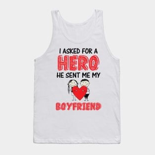 Girlfriends, boyfriend, hero Tank Top